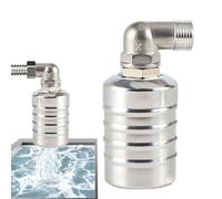 Float Ball Valve Kit - Compact Auto Shut Off Valves, Water Tank Level Regulator | Mini Liquid Control System Tool, Fully Automatic Filling Mechanism for Pool Reservoir Livestock Containers