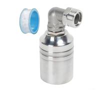 Float Ball Valve Stainless Steel Automatic Fill Valve for Water Tanks Swimming Pools 12.6cm Length(2/3 inch)