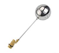 Float Ball Valve with 3/4" Male Thread, Stainless Steel Floating Ball Water Sensor for Automatic Water Supply in Tanks, Heaters and Towers