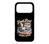 Float First Panic Later Cute Summer Otter Case for iPhone 17 Pro Max