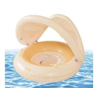 Float for Children, Inflatable Swimming Raft with Sun Canopy, Children's Water Swimming Ring, for Bath, Bath, Shower, Summer, Outdoor Fun and Girls