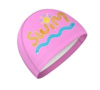 Float Hat - Soft Water Resistant PU Hat for Swimming Lessons, Ear Protection, Swimming Cap, Shower, Spa and Holiday, Funny Patterned Headwear for Kids 3-15 Years, Durable, 40g