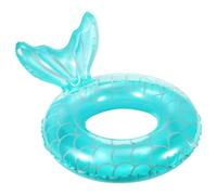 Float - Inflatable Mermaid Pool Ring, Stable Swim Trainer Support, Safety Air Chambers, Skin Friendly PVC Material, Cute Water Toy, Leak Proof Valve | For