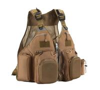 Float Jacket Adjustable Fly Fishing Detachable Buoyant Cotton Multi-Pockets Float Jacket for Boating Kayaking Water Sports Fishing Swimming Canoeing Rafting Outdoor Safety Gear(Yellow)