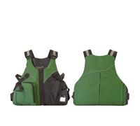 Float Jacket with Zipper and Adjustable Straps, Multi-Pocket Float Jacket for Boating Kayaking Sailing, Breathable Water Sports(C,L)