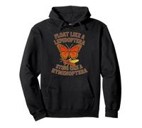 Float Like a Lepidoptera, Sting Like a Hymenoptera Funny Pullover Hoodie