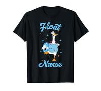 Float Nurse Registered Cute Silly Goose Emergency Department T-Shirt