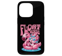 Float Nurse Registered Cute Unicorn Emergency Department Case for iPhone 13 Pro