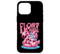Float Nurse Registered Cute Unicorn Emergency Department Case for iPhone 16 Pro Max