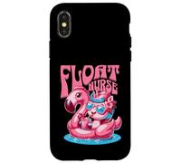 Float Nurse Registered Cute Unicorn Emergency Department Case for iPhone X/XS