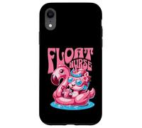 Float Nurse Registered Cute Unicorn Emergency Department Case for iPhone XR
