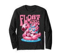 Float Nurse Registered Cute Unicorn Emergency Department Long Sleeve T-Shirt