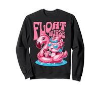 Float Nurse Registered Cute Unicorn Emergency Department Sweatshirt