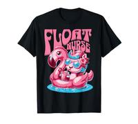 Float Nurse Registered Cute Unicorn Emergency Department T-Shirt