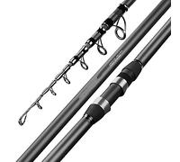 Float Rod,Carp Shore Fishing 2.7M-5.4M Sea Pole Rod Ultra-Light Long-Range Throwing Fishing Telescopic Tackl(2.4 m)