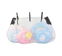 Float Storage Organizer - Large Capacity Mesh Bag, Poolside Stand | Durable Equipment Organizer For Toys, Floats & Accessories, Design R, Black, Se référer au descriptif, Refer to description