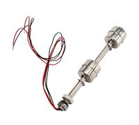 Float Switch Sensor, 1pc Stainless Steel Double Ball Water Level Controller for Tank Pool Automatic Control System(150mm)