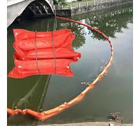 Float-Type Oil Containment Boom,Flood Barrier,PVC Oil Boom,PVC Floating Oil Boom,10/20m Flood Barrier,for River,Port, Lake, Pier,L10m/32.8ft-H60cm/23.6inch