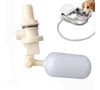 Float Valve 1/2 Inch Water Float Ball Valve with Adjustable Arm Filter for Water Trough,Water Tank,Pool,Pond,Fountain,Automatic Waterer Bowl Dog Horse Goat Sheep Pig（1 Pack）