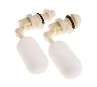 Float Valve 2PCS Ball-Cock Valve Plastic Automatic Float Ball Valve for Water Tank Livestock Drinker Bowl（1/2" DN15）