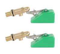 Float Valve, 3/4 Inch Brass Float Valve with Plastic Float Livestock Water Tank Automatic Water Fill Automatic Float Switch for Cattle and Sheep Livestock Drinking
