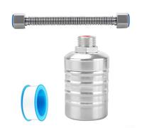 Float Valve Automatic For Water Level Control System Made from Stainless Steel for Tanks and Ponds Designed for Consistent and Reliable Operation (A)