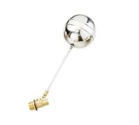 Float Valve, Brass Stainless Steel Float Valve Multiple Sizes Silver Gold 54.5-73mm(DN15)