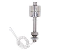 Float Water Level Switch and Liquid Level Controller Sensor - 304 Stainless Steel - 0 to AC 0 to 200V DC - 5Mpa Maximum Pressure - 10mm Stroke - Suitable for Water Oil and Alcohol