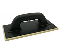 Float with Felt Pad, 130mm x 270mm Finishing Trowel, 4mm Thickness, Plastic Handle