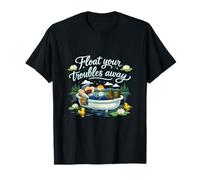 Float Your Troubles Away Plumber Pipe Pun Graphic T-Shirt