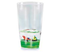Floatarama Tumbler - Parrot from Deluxebase. 250ml BPA-Free Acrylic Cups with Floating Animal Figurines. Fun Plastic Drinking Glass, Travel Mug, Camping Cup, Novelty Gift and Unique Drinkware.
