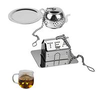 Floatdream 2 Pieces Tea Strainer, Small Stainless Steel Tea Strainer, Small and Portable Tea Strainer for Loose Leaf Production, So You Can Enjoy Pure Tea