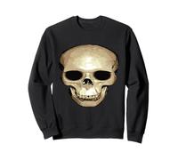 Floating Antique Human Cranium Vector Sweatshirt