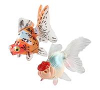 Floating Aquarium Decorative - Garden Fish | Realistic Artificial Floating and Colorful Decoration Ornament for Aquariums, Pool, Bathroom, Home, Kids in Fun Play Spaces