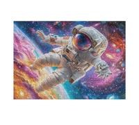 Floating Astronaut Galaxy 300 Piece Jigsaw Puzzle for All Ages Jigsaw Parent Child Quality Time Vibrant Puzzle Ideal Festival Gift Stylish Home Decor 300 PCS