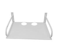Floating Av Shelf, Projector Shelf Wall Mounted Shelves for TV Components and Wifi Router, Game Console and Cable Box (White)