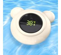 Floating Baby Bath Thermometer Digital - Waterproof Led Display Baby Esentials for New born, Baby Shower Nursery Products, Bathing Water Temperature Monitor for Kids Children Infant Toddlers Newborns
