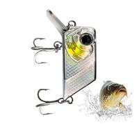 Floating Bait - Floating Bait with Trout Hooks, Versatile Artificial with Realistic Action | Men Fishermen Use from the Lake, River, Water, Pes