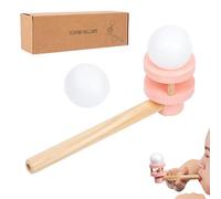 Floating Ball Game - Blow Pipe Balls Toy | Stress Reliever Balance Blowing, Educational Brain Development Toy, Balance And Focus Activity For Kids