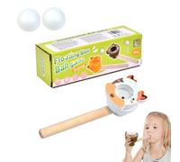 Floating Ball Toy, Blow Game, Wooden Sensory Blowtorch Physics Interactive Kit, Hand And Coordination Eye Educational