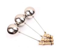 Floating Ball Valve, 1pcs Float Ball Valve, DN15 1/2" BSP Male Stainless Steel Brass Water Level Switch(Screw Length 40mm)