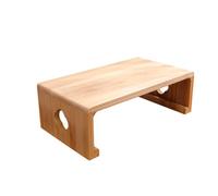 Floating Bamboo Low Table for Living Room - Handcrafted Coffee Table, Floor Seating, Modern Home Decor, Versatile Furniture for Cozy Spaces