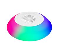 Floating Bathroom Speaker - Colour Sound Unit, Wireless Light Device, Rechargeable Waterproof Entertainment, Portable Music Accessories for Shower Garden and Outdoor Eight -Mus