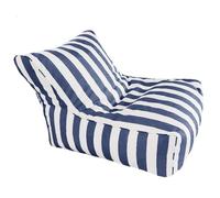 Floating Bean Bag Chair for Pool Original Outdoor Pool Lounger for Adults Striped Bean Bag Cover for Patio Comfortable Water Safe Seating