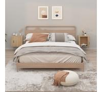 Floating bedside cabinet Sonoma Oak 50x30x47cm Engineered wood wall-mounted tray