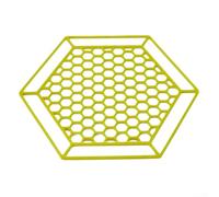 Floating Bee Bath Platform Featuring Textured Pattern to Prevent Drowning and Encourage Pollinator Activity Outdoors