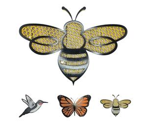 Floating Bee Island, Insect Floating Pollinator Island, Bee Watering Station, Bee Bath Bee Drinking Station Bee Waterer and Butterfly Water Stations Butterfly Feeders for Outdoors Thirsty Feeding (A)