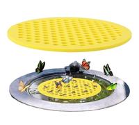 Floating Bee Island,Yellow Bee Watering Station, Bee Feeder for Garden Suitable for Bee Gardens Butterfly Garden Balcony Flower Bed Greenhouse Park Backyard Orchard