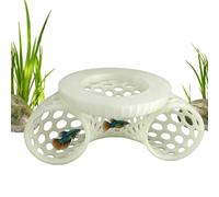 Floating Betta Cave Hammock | Glow in the Dark Cave Shelter for Shrimp and Guppy | Floating Shelter for Aquarium, Underwater Cory, Small Cichlids, Guppy, Cory House, New Home Gift