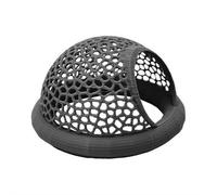 Floating Betta Fish Tank Accessories,3-In-1 Floating Hammock,Aquarium Feeding Ring,Feeder Ring & Resting Spot,3D-Printed Floating Betta Cave for Play And Rest Water-Borne (Black)